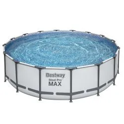 19in1 Bestway 5612Z piscină de grădină cu cadru de metal 488 x 122 cm