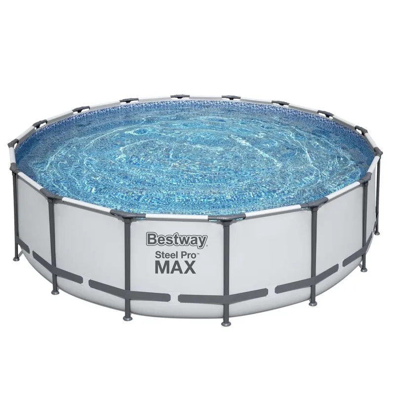19in1 Bestway 5612Z piscină de grădină cu cadru de metal 488 x 122 cm