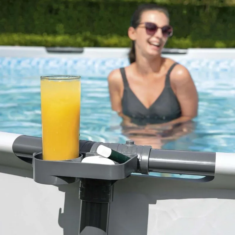 19in1 Bestway 5612Z piscină de grădină cu cadru de metal 488 x 122 cm