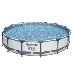 Piscina cu cadru de metal de grădină set 17in1 Bestway 56595, 427 x 84 cm 