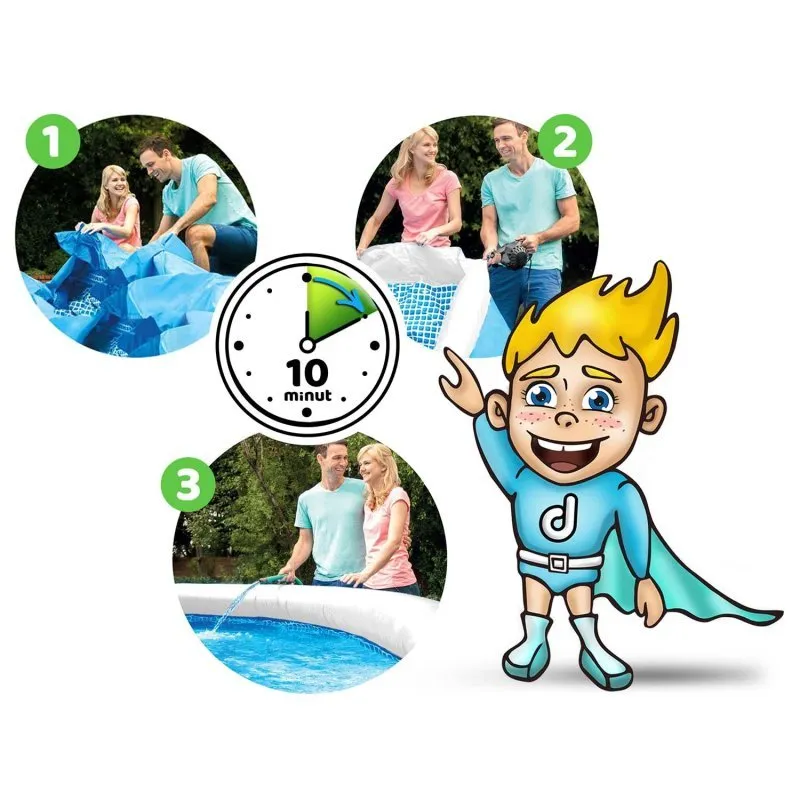 Piscina gonflabila Bestway 57448, 244 x 61 cm 