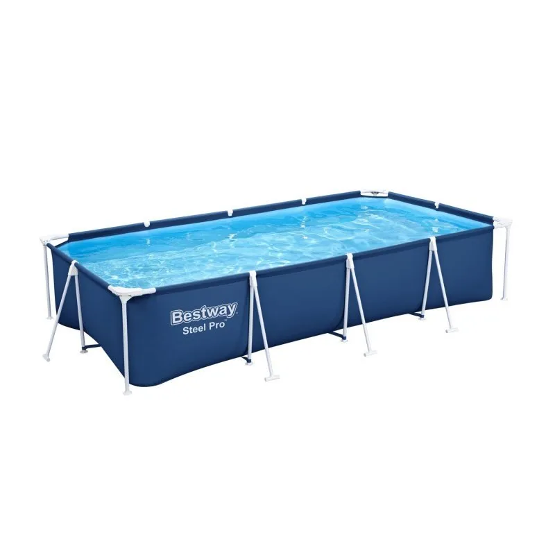 Piscina de grădină cu cadru de metal 400 x 211 x 81 cm 4in1 Bestway 56405N.