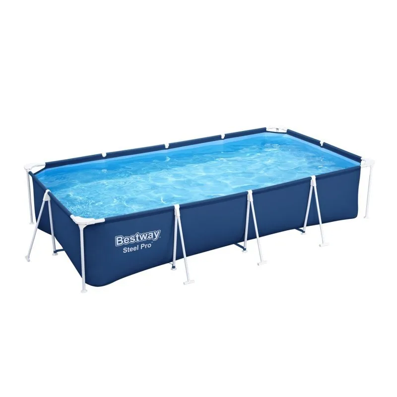Piscina de grădină cu cadru de metal 400 x 211 x 81 cm 4in1 Bestway 56405N.