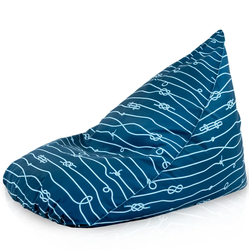 Fotoliu Puf relaxare de podea XL Bermuda - Material Imprimeu Premium – vedere 4