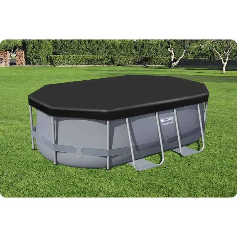 Capac pentru piscină cu cadru oval 300 x 200 x 84 cm Bestway 58424.