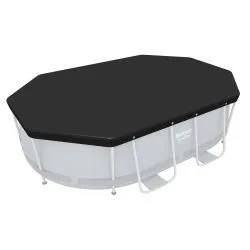 Capac pentru piscină cu cadru oval 300 x 200 x 84 cm Bestway 58424.
