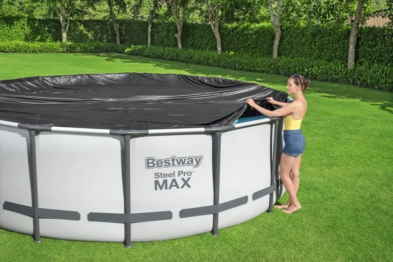 Capac pentru piscină cu raft de 457 cm Bestway 58038.