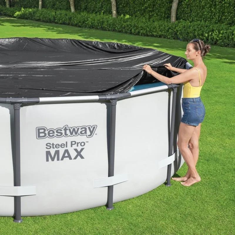 Copertă pentru piscină cu cadru Bestway 58036 de 305 cm.