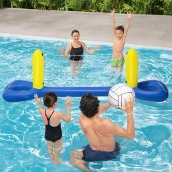 Set de volei pentru piscină plutitoare 252 x 64 cm Bestway 52133.