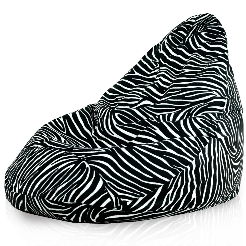 Fotoliu Puf tip Pară XXL Drop - Material Imprimeu Premium – vedere 11