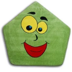 Covor Paint pentagon - 1553 verde