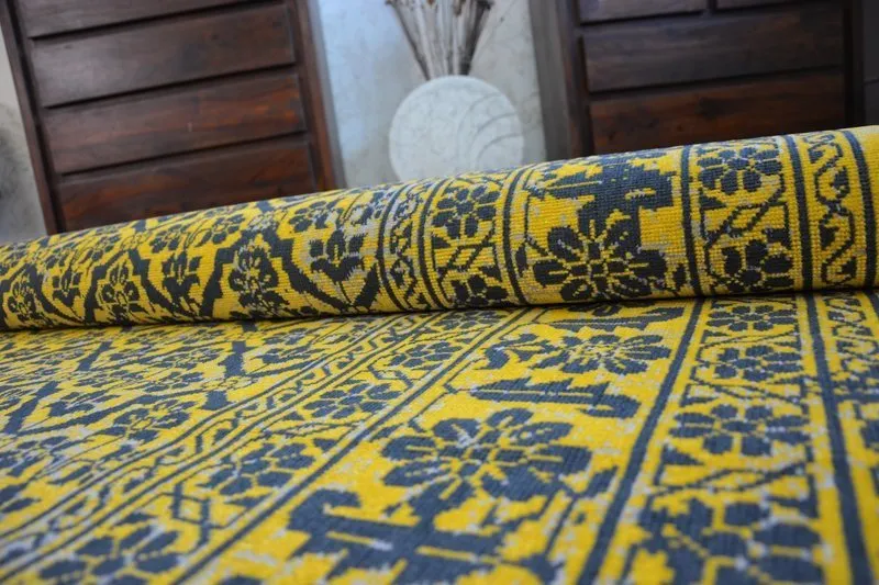 Dywan Vintage Kwiaty 22209/025 żółty