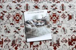 Covor Vintage 22212061 cremă / roșu clasic