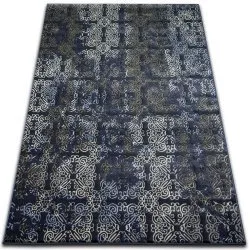 Covor Drop Jasmine 453 albastru inchis