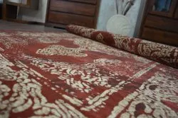 Covor Drop Jasmine 456 rugini si bej întunecat