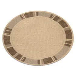 Covor sisal Floorlux rotund 20195 mais si coffee