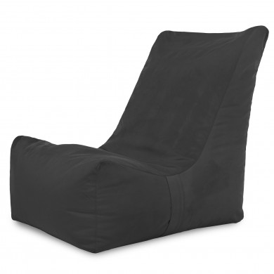 Gri fotoliu bean bag distinto velvet
