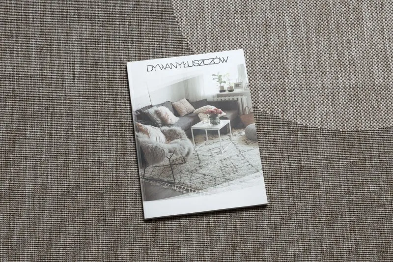 Covor sisal Floorlux 20078 argintiu si negru
