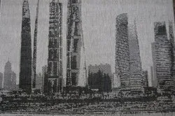 DYWAN SZNURKOWY SIZAL FLOORLUX 20240 srebrny / czarny