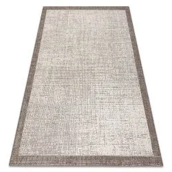 DYWAN SZNURKOWY SIZAL FLOORLUX 20401 Ramka szampański / taupe