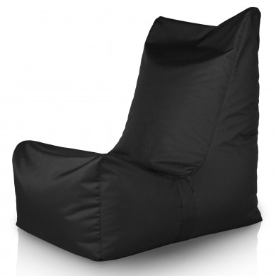 Negru fotoliu bean bag distinto exterior