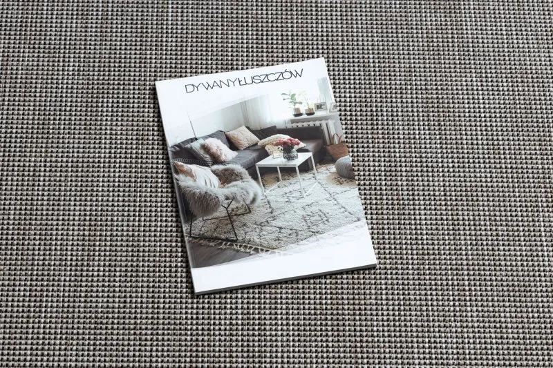 DYWAN SZNURKOWY SIZAL FLOORLUX 20580 gładki, jednolity, jednokolorowy - srebrny / czarny