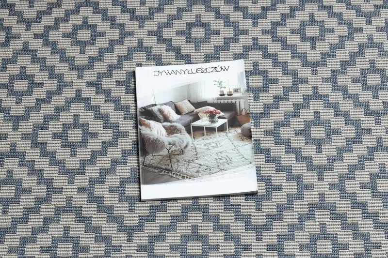 Covor sisal Flat 48357/951 Squares