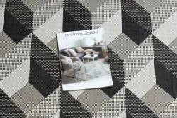 Covor sisal Flat 48624/690 Cuburi 3D