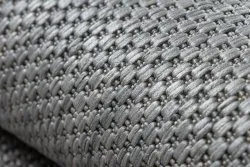 Covor sisal Flat 48663/037 uniformă argintiu