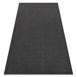 Covor sisal Flat 48663/090 negru