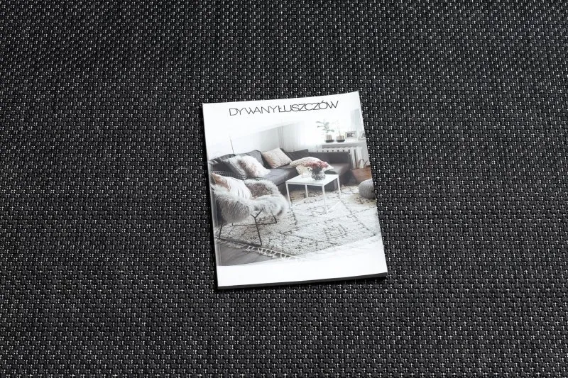 Covor sisal Flat 48663/090 negru