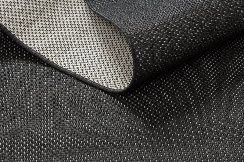 Covor sisal Flat 48663/090 negru