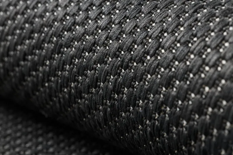 Covor sisal Flat 48663/090 negru