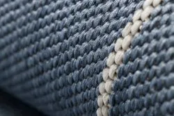 Covor sisal Flat 48721/591 Cuburi 3D albastru
