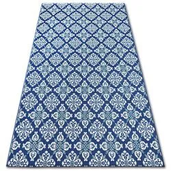 Covor sisal Color 19246/699 Flori albastru