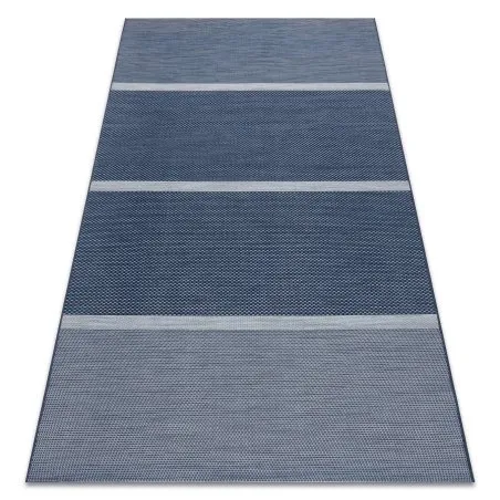 Covor sisal Color 47011/309 Benzi albastru