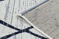 Covor sisal Color 47272/396 Caro Pătrate alb