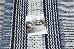Covor sisal Color 47276/396 Benzi alb