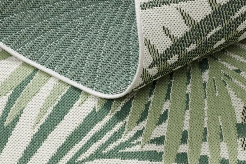 Covor sisal Color 19433/062 Frunze verde Jungla