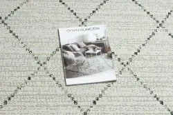 Covor sisal Color 19436/062 Caro Pătrate bej