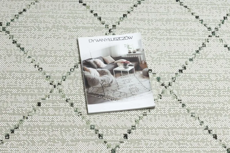 Covor sisal Color 19436/062 Caro Pătrate bej
