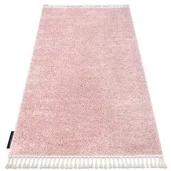 Covor Berber 9000 roz Franjuri shaggy