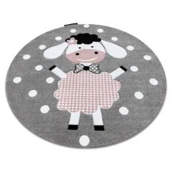 Covor PETIT DOLLY oaie cerc gri