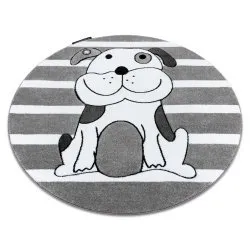 Covor PETIT PUPPY PUI cerc gri