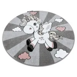 Covor PETIT UNICORN INOROG cerc gri