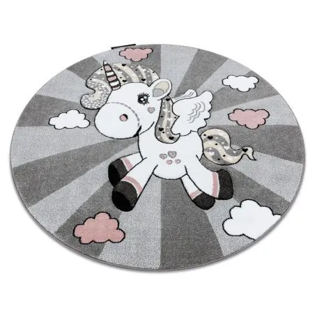Covor PETIT UNICORN INOROG cerc gri