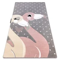 Covor PETIT FLAMINGOS INIMI gri