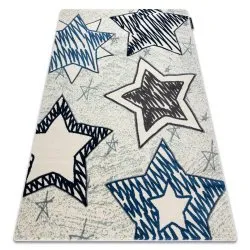 Covor PETIT STARS stele albastru