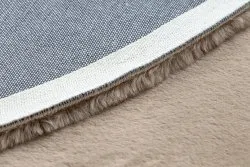 Covor BUNNY cerc taupe bej