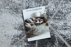Dywan MEFE nowoczesny  2783 Marmur - Strukturalny, dwa poziomy runa szary
